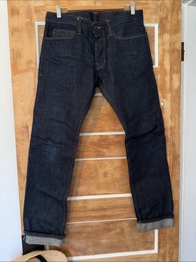 Freenote Cloth  Dark Indigo Straight Jeans - Classic Denim